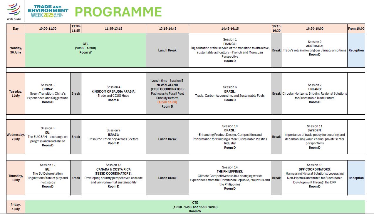 Program Schedule