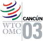 Logo de la 5me Confrence ministrielle organise ?Cancn, Mexique - 2003
