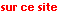 Guide d’utilisation et plan du site